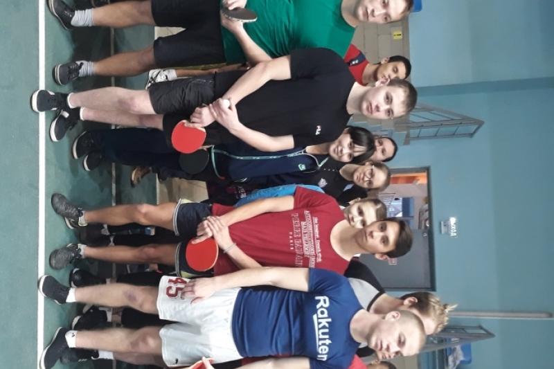 Первенство по настольному теннису