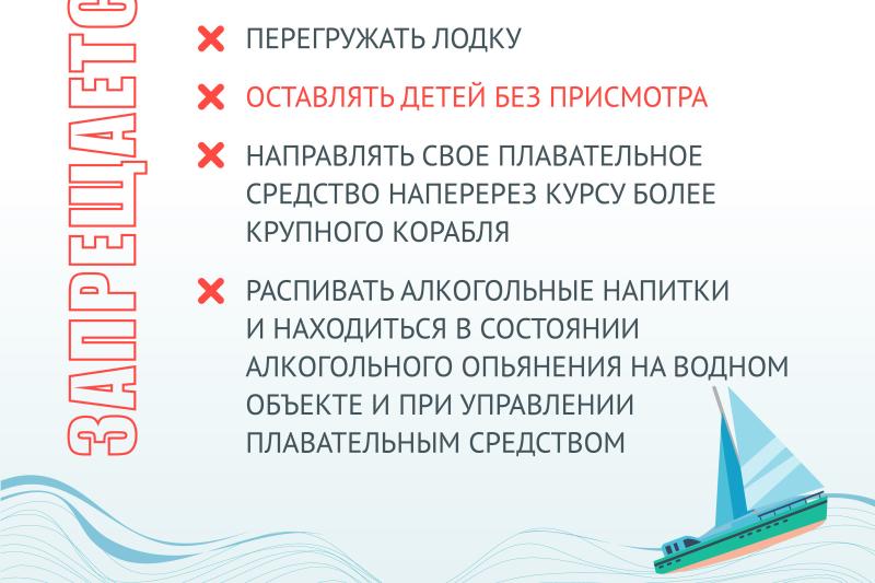 Безопасность на воде в летний период