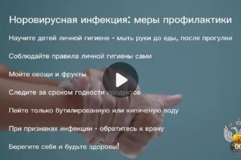Профилактика норовирусной инфекции