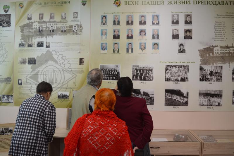 Экспозиция исторического музея второго корпуса колледжа