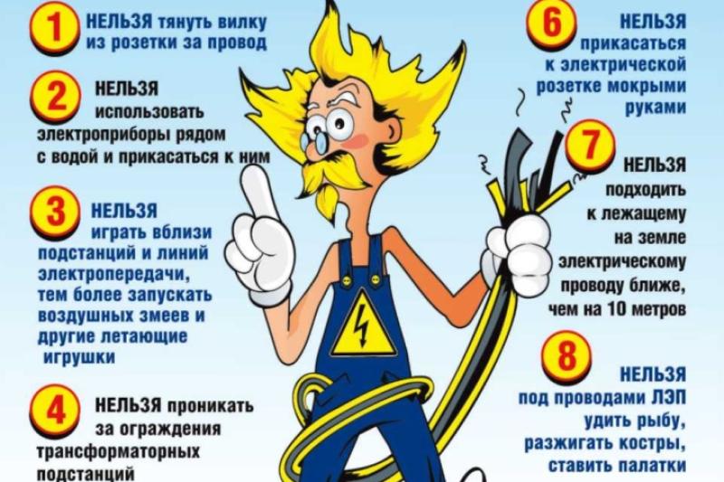 Опасность электрического тока