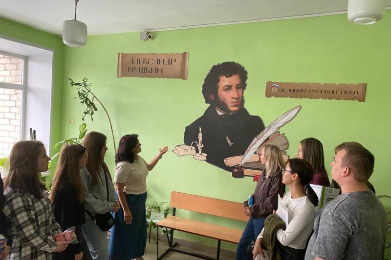 Открытие памятного портрета, посвященного А.С. Пушкину