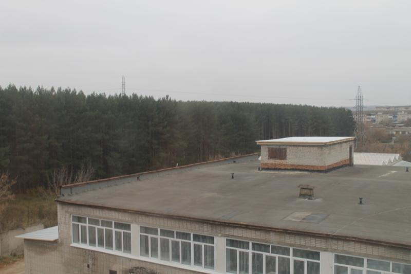 Ремонт крыши столовой 