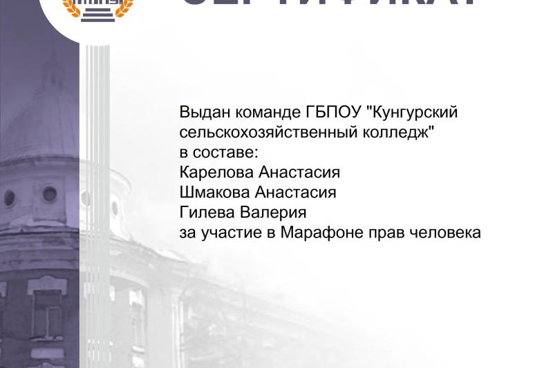 Марафон прав человека