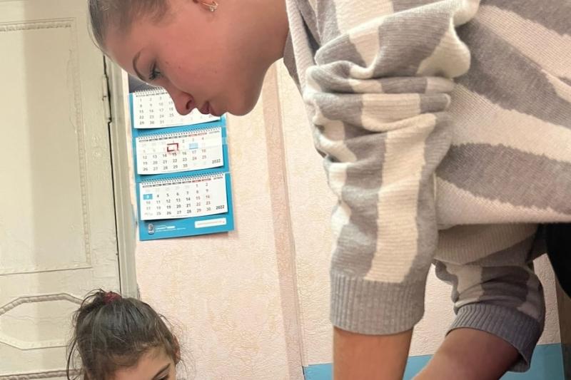 Наши волонтеры отряда "Монолит" не забывают своих питомцев, ребятишек с ограниченными возможностями здоровья